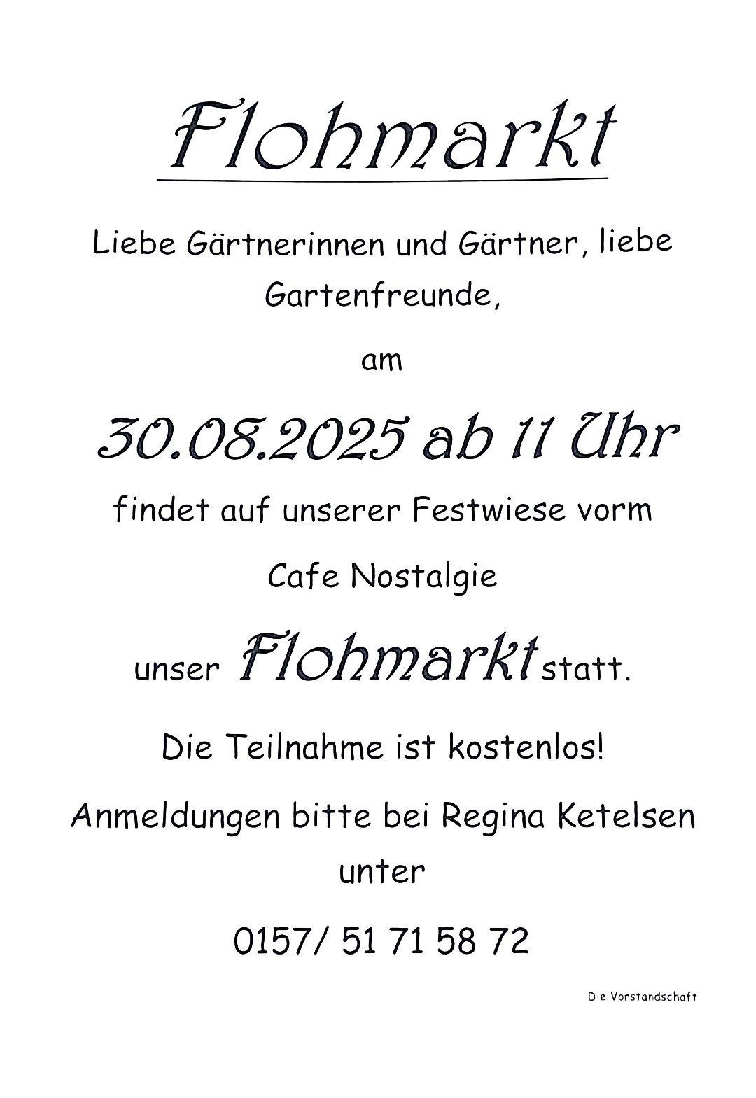Flohmarkt